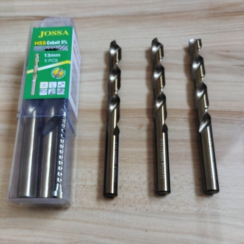 JOSSA Mata bor Stenlees 13mm Heavy Duty / JOSSA Mata bor Besi COBALT 13mm Heavy Duty