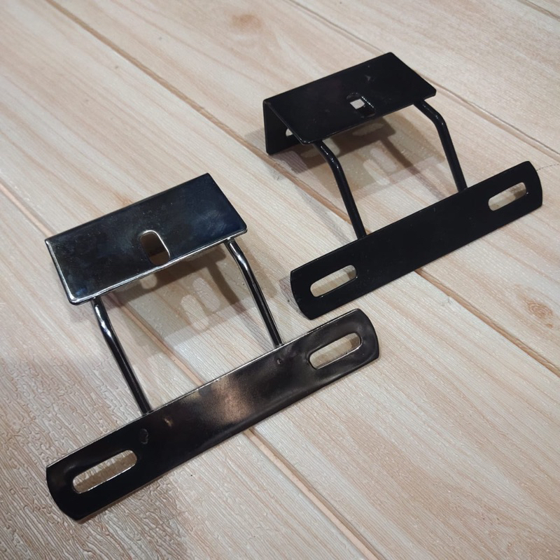 breket dudukan lampu LED rx king plus pangkon plat nomor chrom bandung style