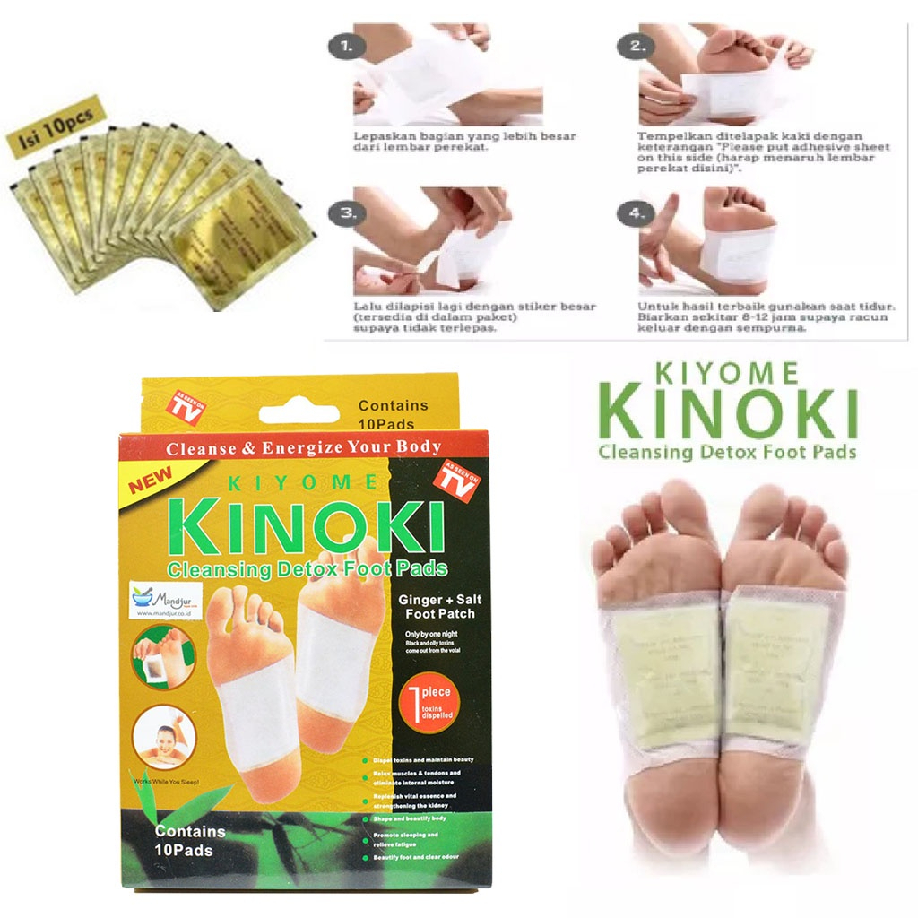 Koyo Kaki Kinoki GOLD Koyo Kesehatan Detox Toksin Ampuh Buang Racun Tubuh (1 BOX isi 10 PCS)