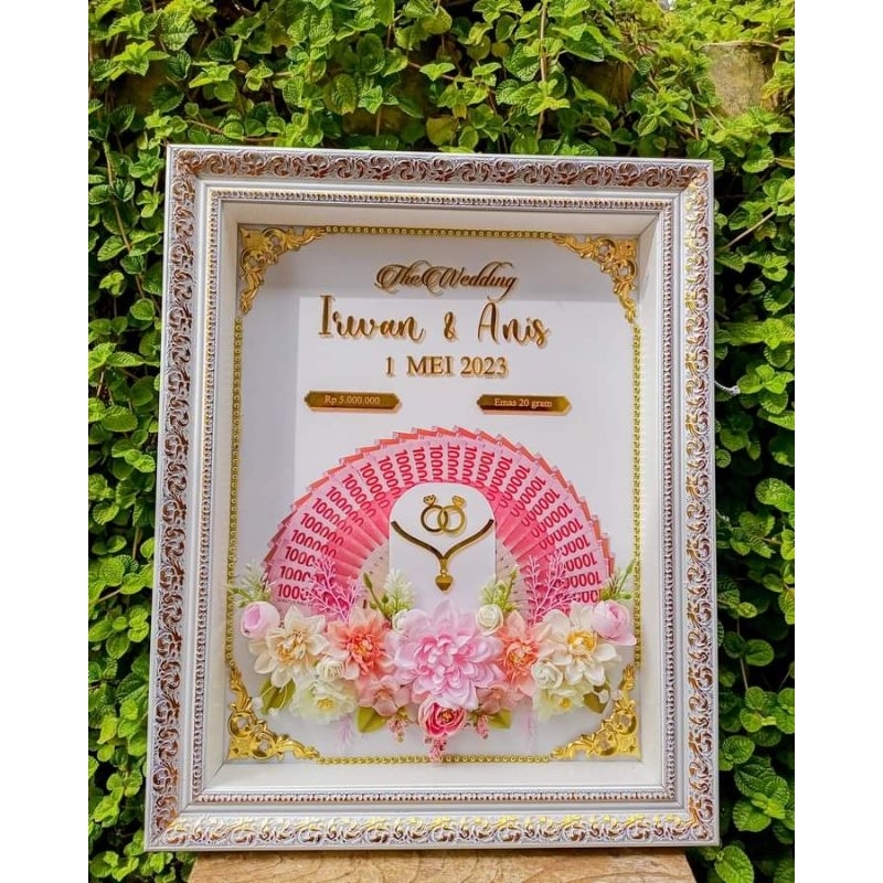 Mahar nikah uang akrilik