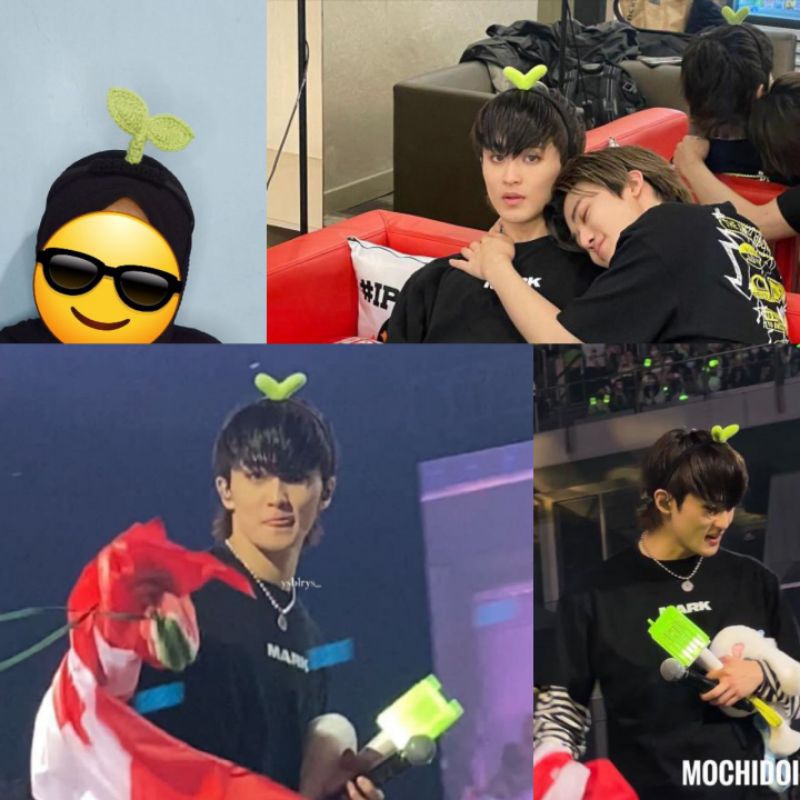 Headband NCTZen, bandana rumput sijeuni. crochet bandana