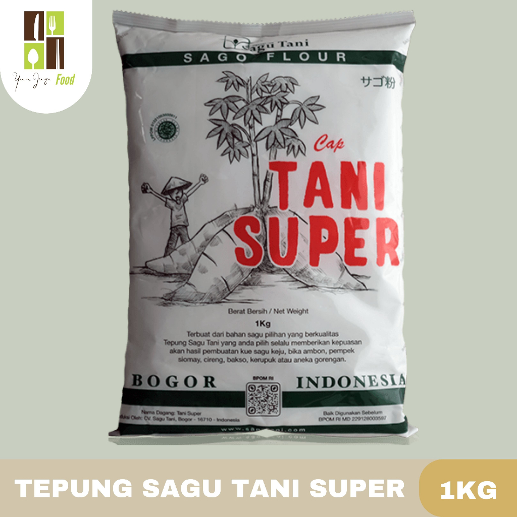 Tepung Sagu Tani SUPER/Sagu Flour 500g/1Kg