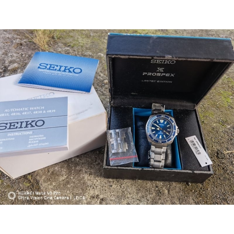 Seiko Samurai Blue Lagoon