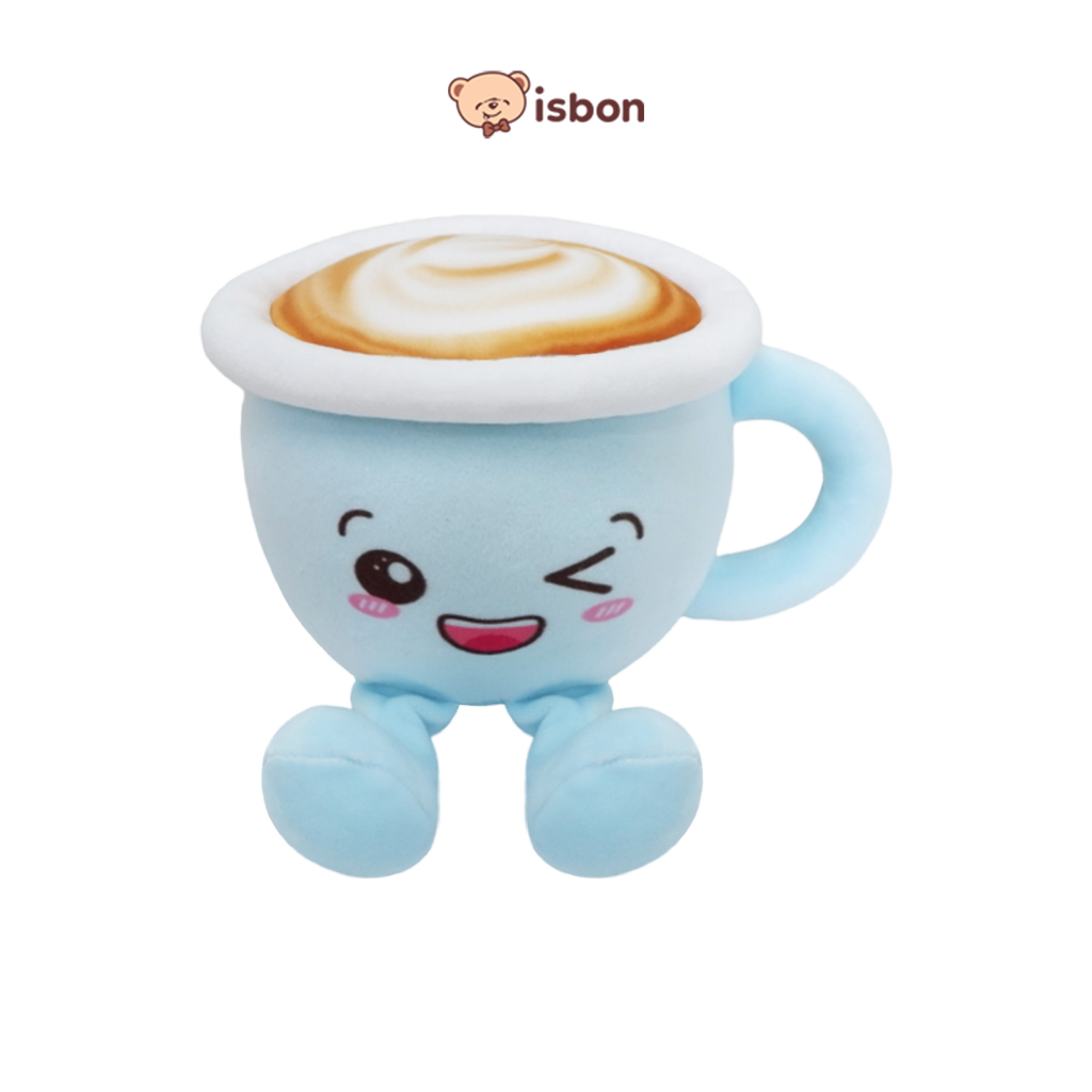 ISTANA BONEKA Coffee Cup Latteria dan Gantungan Kunci Cangkir Mini Lucu Lembut