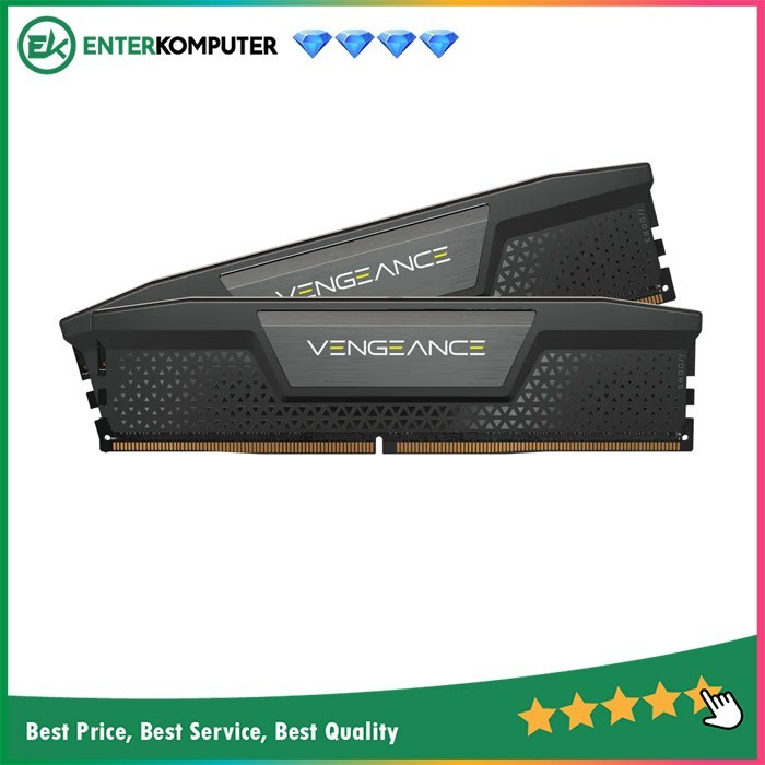 Corsair DDR5 Vengeance PC51200 (2x16GB) - CMK32GX5M2B6400C32 - Black