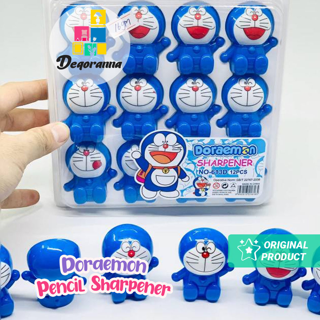

Rautan Pensil Doraemon Fancy Asahan Orotan Pensil Lucu Bagus / Rautan pensil