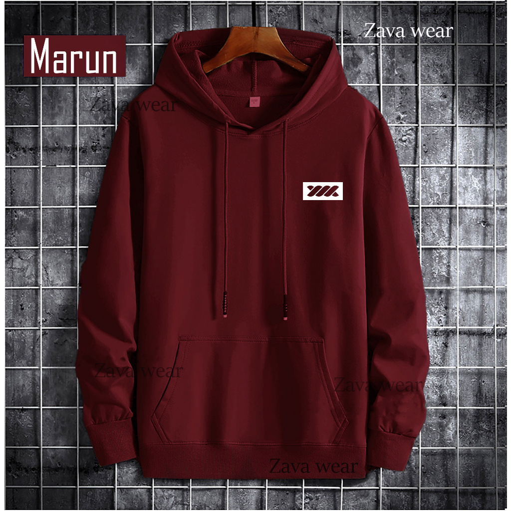 SWEATER HOODIE DISTRO Pria Wanita Premium Bahan Fleece TEBAL Zava wear