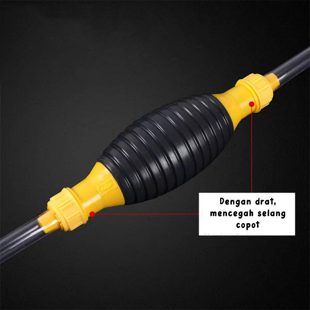Alat Penyedot Hand Pump Pompa Minyak/Air/Bensin Manual Alat Transfer Air Pompa Tangan Selang