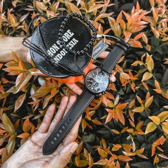 jam tangan SNILLE pria gratis gelang dan kalung (dhon store)
