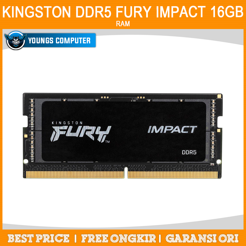 RAM KINGSTON FURY IMPACT 16GB DDR5 4800Mhz - Sodimm