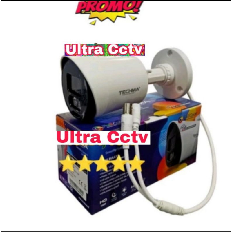 CAMERA CCTV OUTDOOR 2MP FULLCOLOR OUTDOOR TECHMA HD 1080/ COLORVU