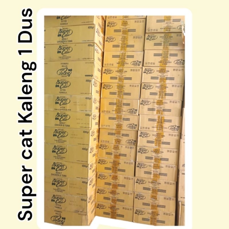 Super Cat Kaleng 400gr 1Dus GOJEK
