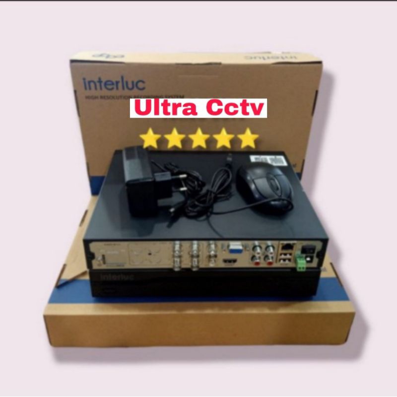DVR 4CH 5MP INTERLUC EDGE DVR CCTV 4 CHANNEL 5MP 2560P- DVR 4CH
