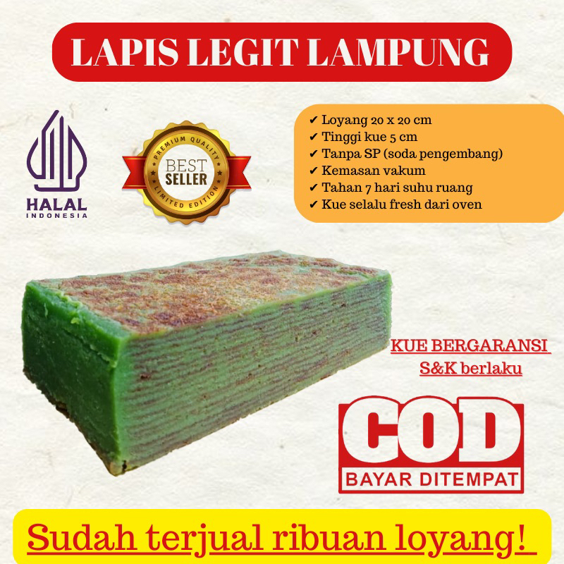 

LAPIS KOJO KHAS PALEMBANG SETENGAH LOYANG