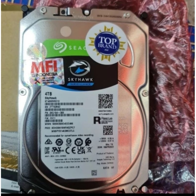 HDD 4TERA SEAGATE ORI MFI