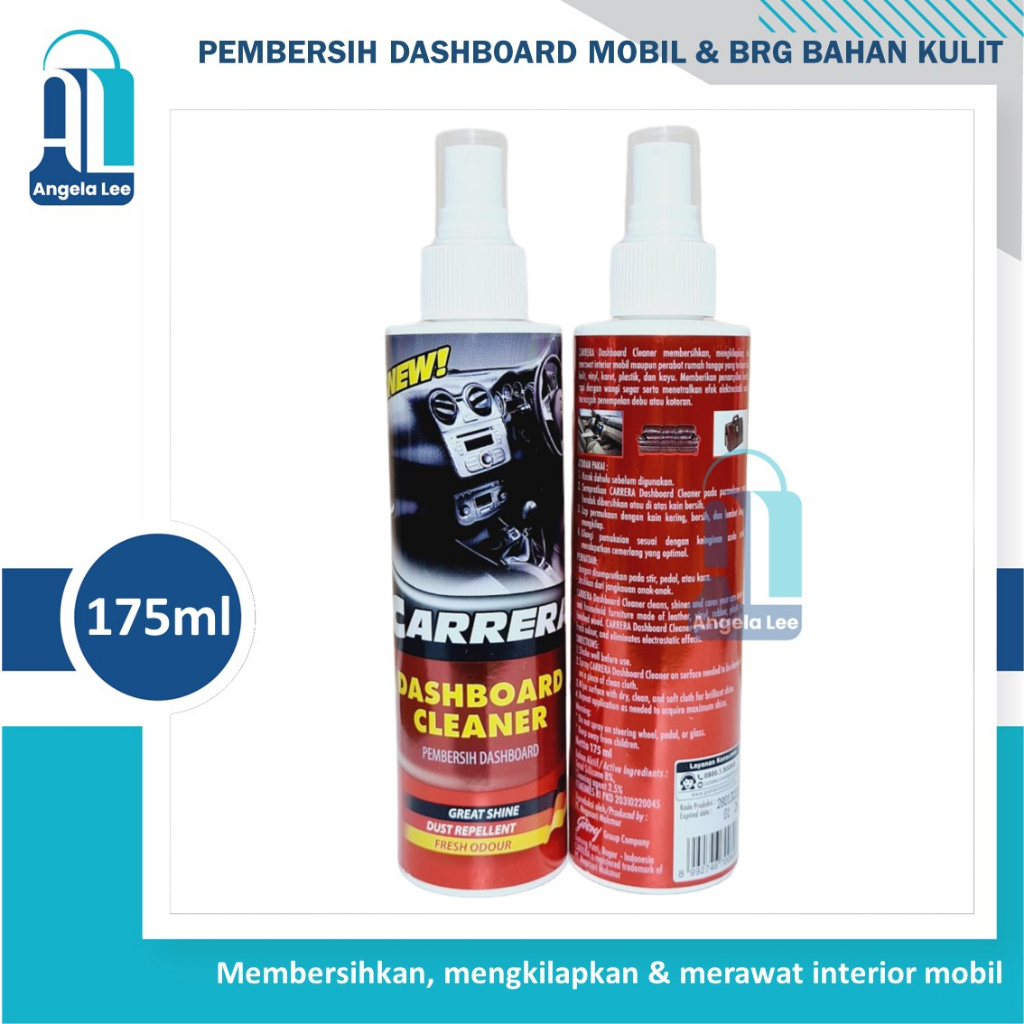 CARRERA Dashboard Cleaner Pembersih Interior Mobil Bahan Kulit 175ml