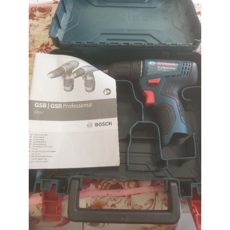 bor cordless unit only bosch gsr 120li +box