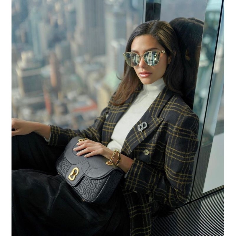 Aluna flap Bag Small Buttonscarves