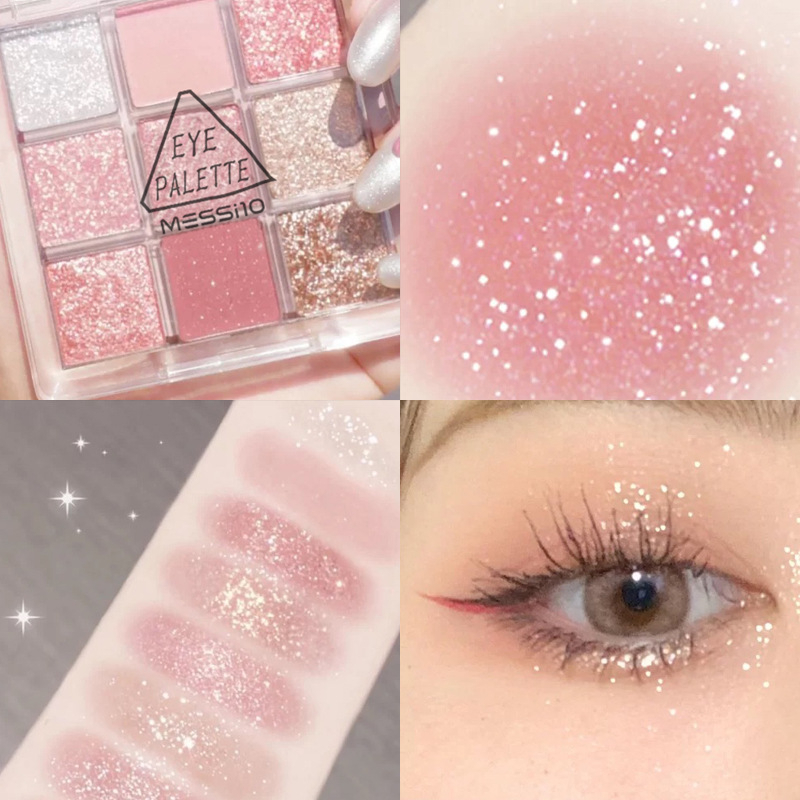 Eyeshadow Glitter Matte Eyeshadow 9 Warna Eyeshadow Palette ORIGINAL Beauty make up korea