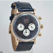 Jam Tangan Pria CERRUTI CRA110SR03BL Original