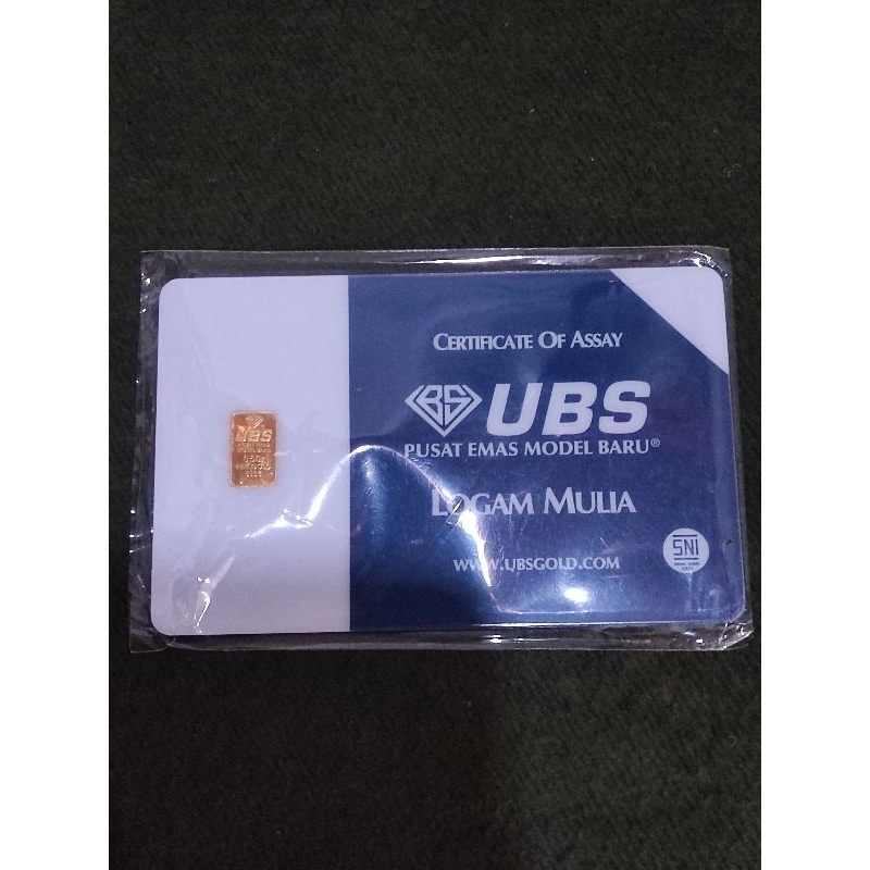emas 0,5 gram UBS 100%asli