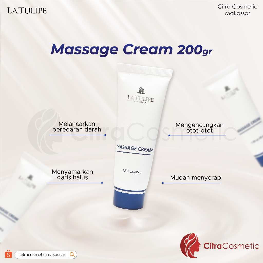 La Tulipe Massage Cream Series | 200 Gr | 45 Gr