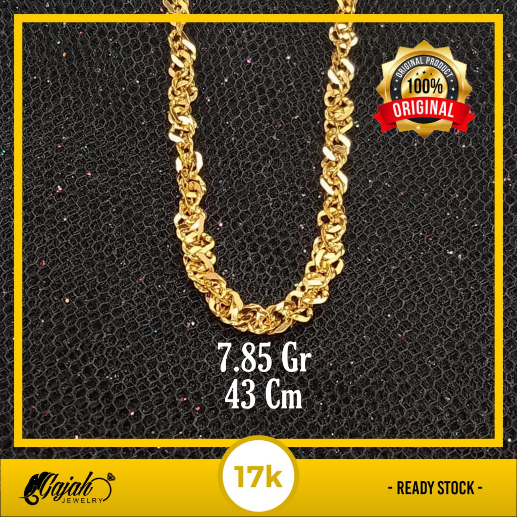 Kalung Emas 17K - 7.85 Gr Kadar 750 - 4936