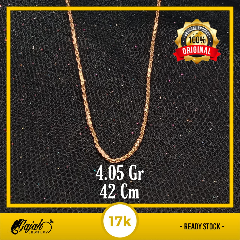 Kalung Emas 17K - 4.05 Gr Kadar 750 - 4937