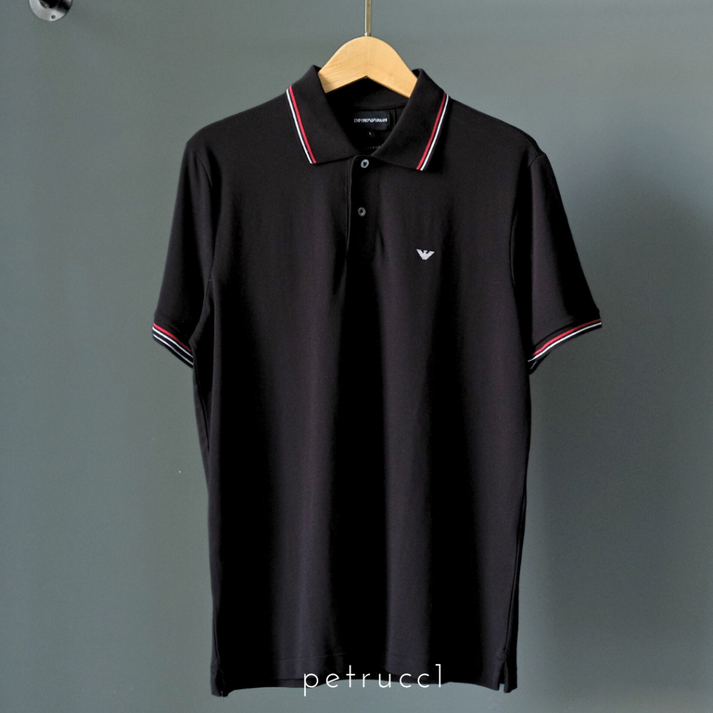 EA7 EMPORIO ARMAN1 kaos polo shirt cowo pria men ORIGINAL