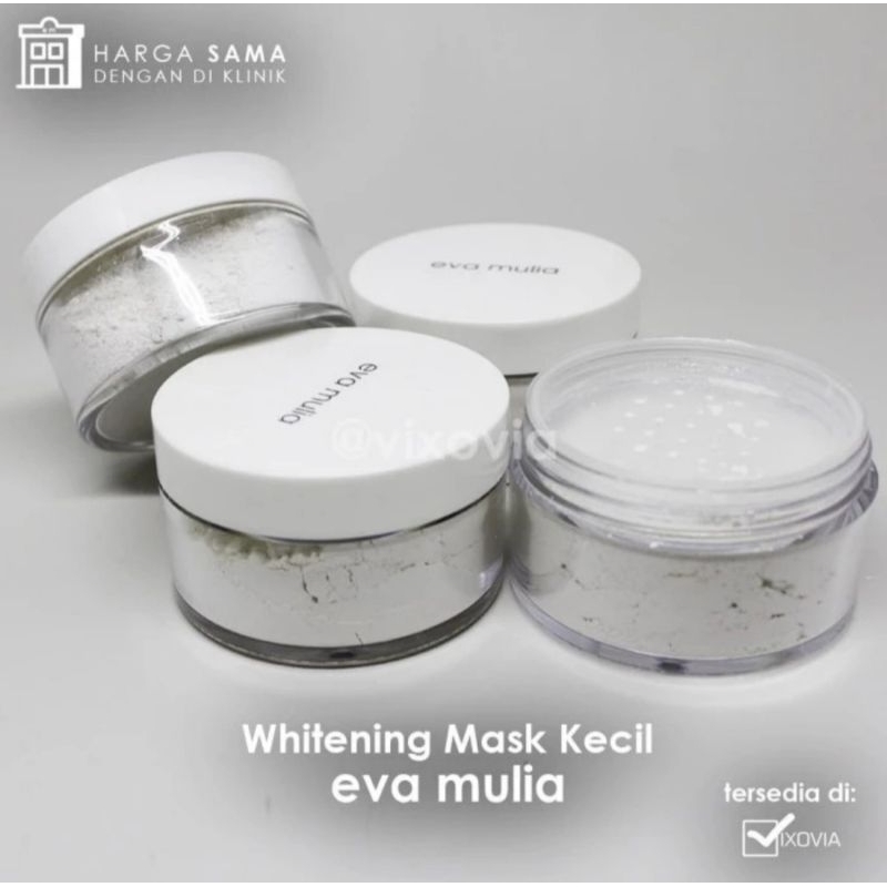 Whitening Mask Kecil / Masker Whitening Eva Mulia