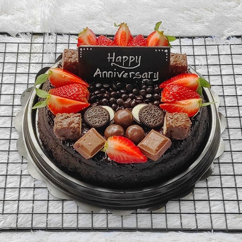 Brownies Kukus Hias Diameter 18cm