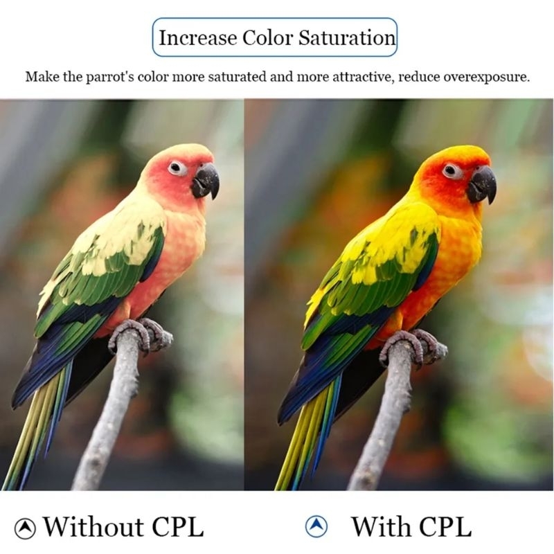 ZOMEI Filter 37mm CPL Close Up ND Star for Smartphone Filter Lensa Kamera Handphone iPhone Android Universal with Clip Adapter-5