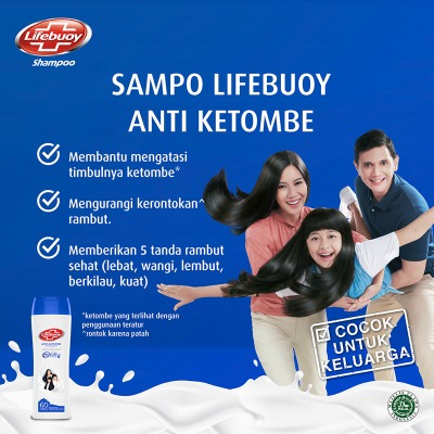 Shampoo Rambut* Lifebuoy* 3 Varian Aroma* 340ml