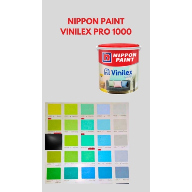 Nippon paint vinilex pro 1000_Nippon paint cat Interrior