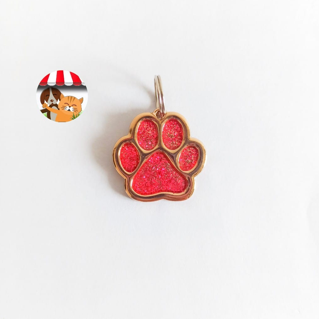 Pendant Gantungan Liontin Kalung Kucing Anjing Hewan Pet Collar Paw