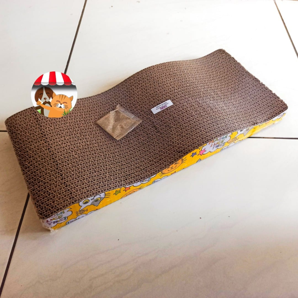 Mainan Papan Garukan Kucing #2 - Cat Toy Scratcher Board