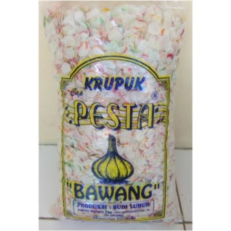 

200 Gram Kerupuk Pesta Bawang Asli Kemasan