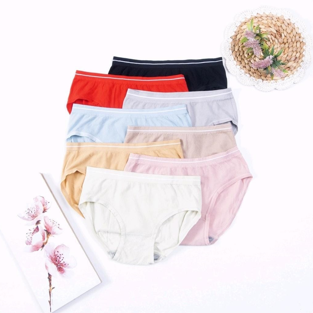 MURAH!! Celana Dalam Wanita Bahan Katun - Cd Brief Elastis - Pakaian Dalam wanita 375 IMPORT