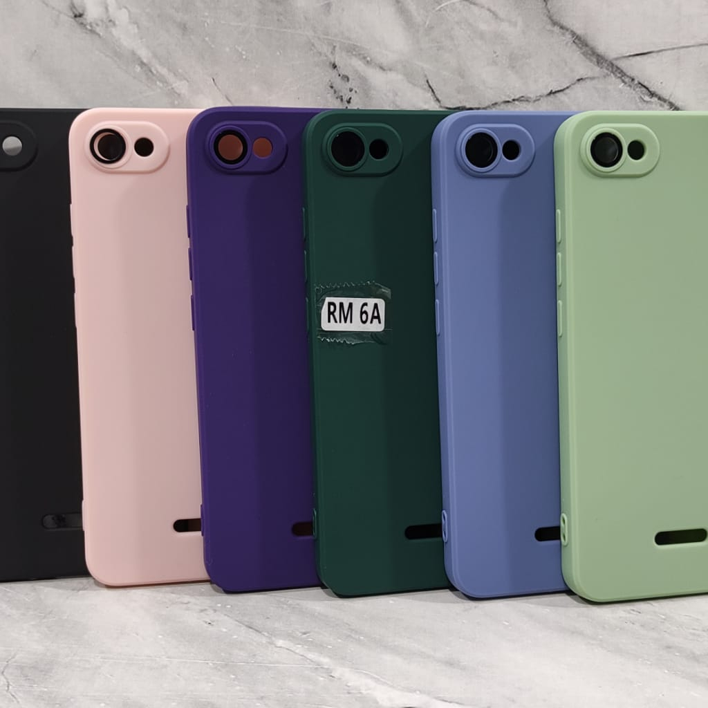 SOFTCASE MACAROON LENSPRO CANDY REDMI 6 REDMI 6A REDMI 7 WHITE_CELL