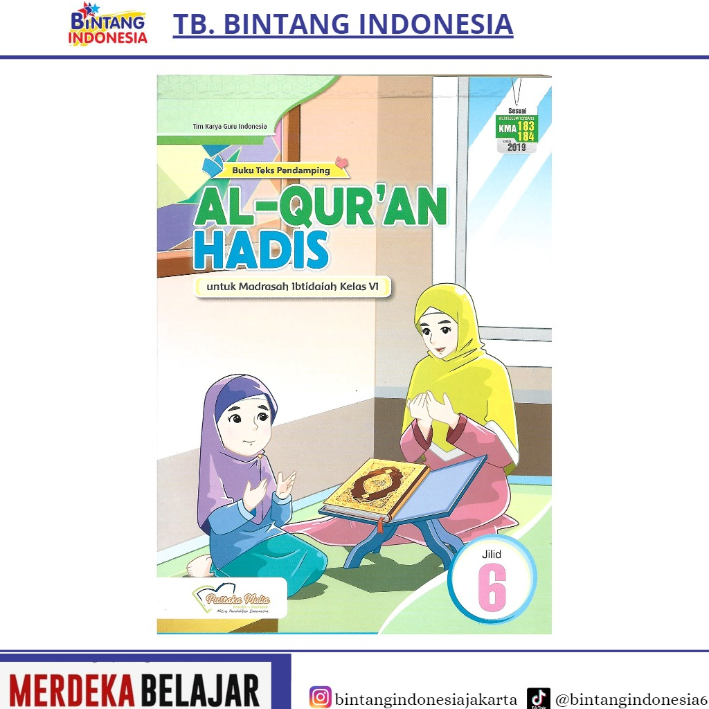 Pustaka Mulia - Al quran hadis kelas 1-6