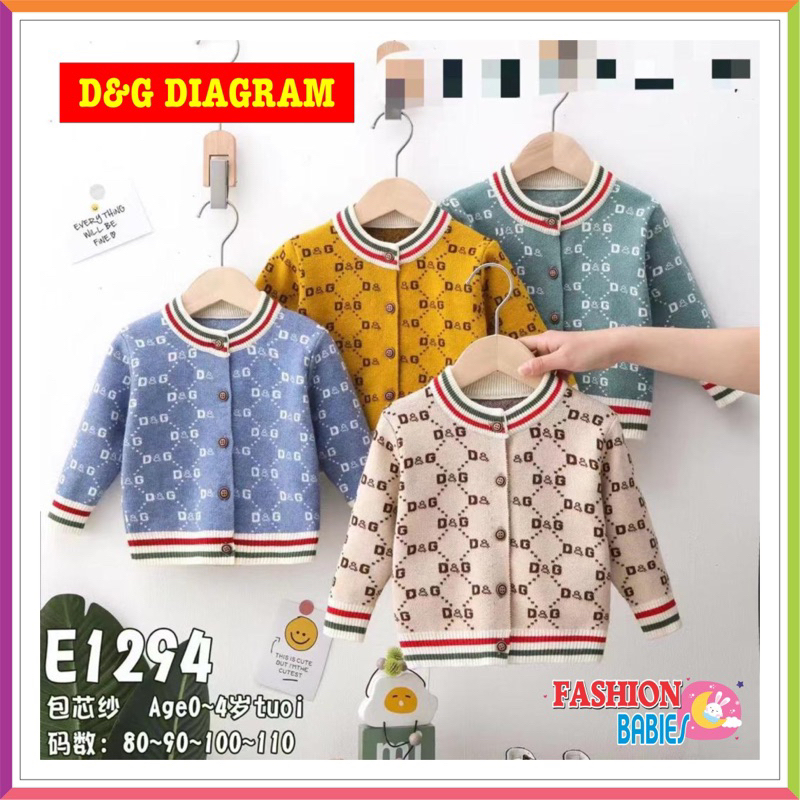 ❤ FashionBabies ❤ SWEATER RAJUT BRANDED IMPORT ANAK - UNISEX