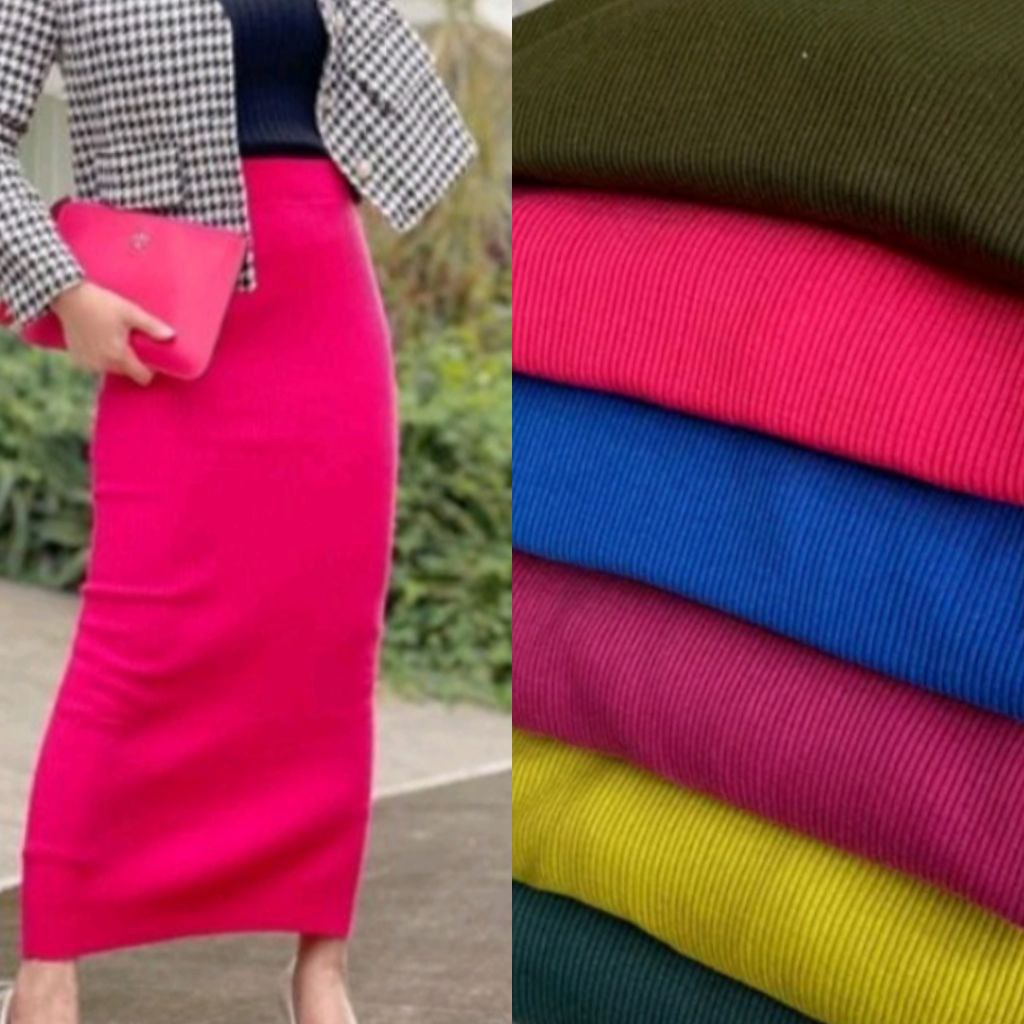 ROK RAJUT SPAN KNIT PREMIUM KNITSKIRT