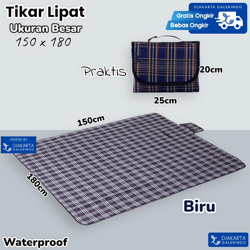 Tikar Lipat Matras Anti air Piknik Jumbo - Folding Mat Picnic Jumbo ukuran besar waterproof