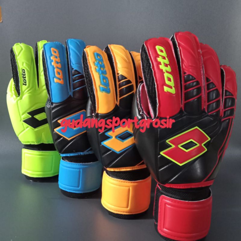 Sarung tangan kiper dewasa lotto original