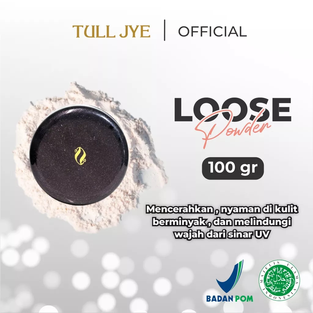 ❤ MEMEY ❤ TULL JYE Loose Powder With UV Protection | Face Powder Bedak