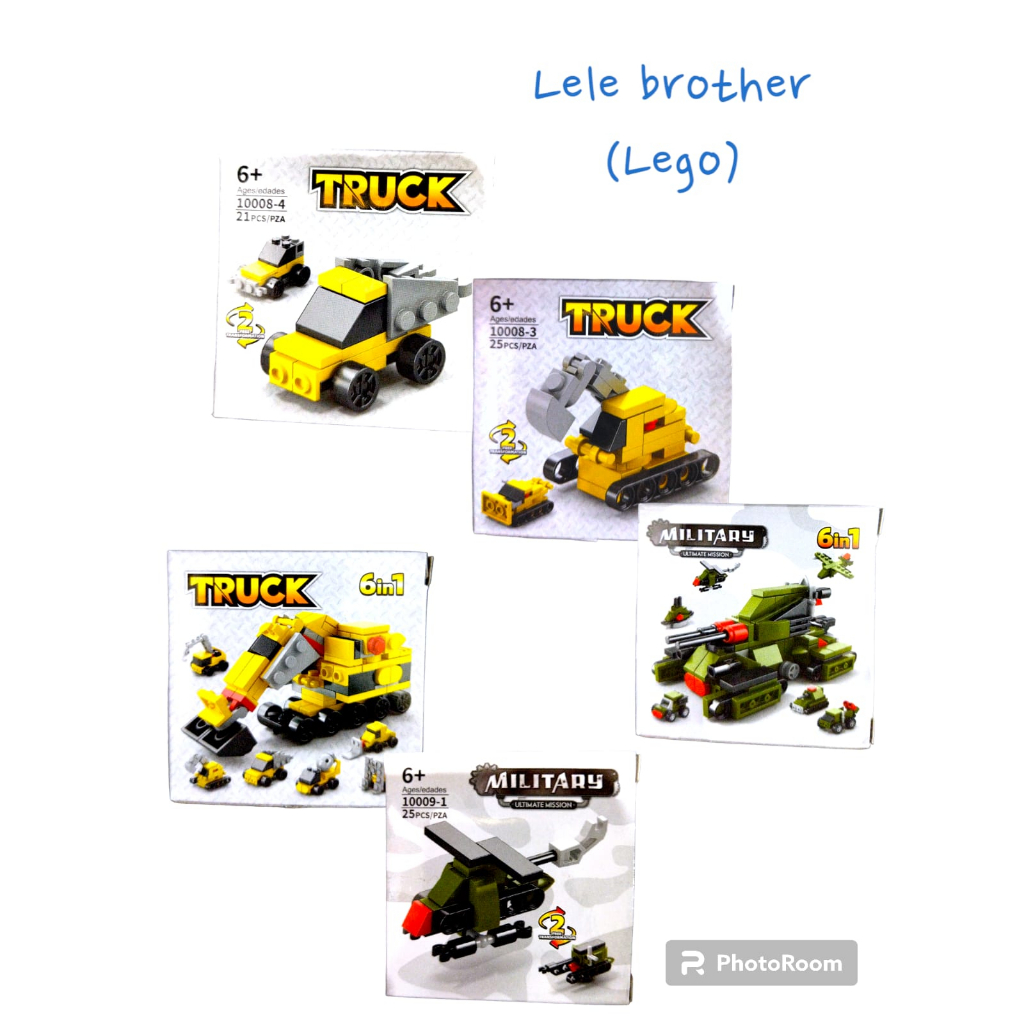 mainan lego box kecil acak LELE BROTHER