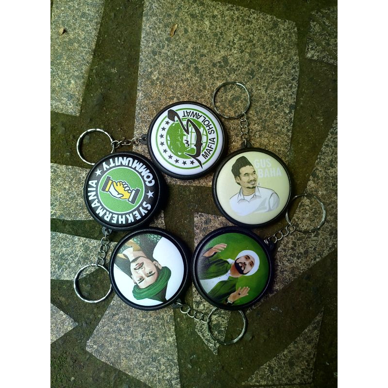 GANTUNGAN KUNCI 2 SISI SYEKHERMANIA, MAFIA SHOLAWAT, Gus Ali Gondrong, Gus Baha, Habib Syech