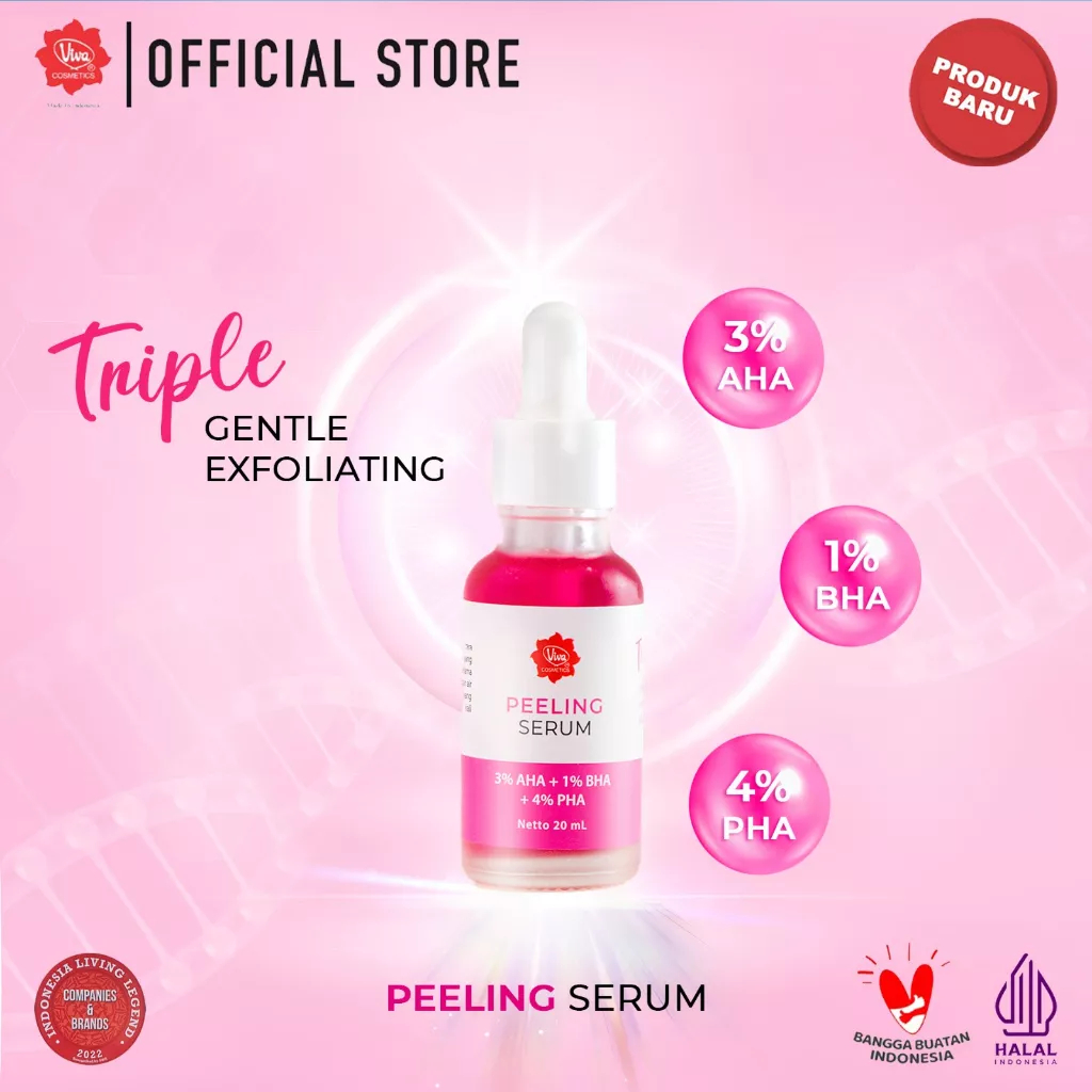 ❤ MEMEY ❤ VIVA Cosmetics Face Serum Series | Glowing White | Peeling | Anti Aging
