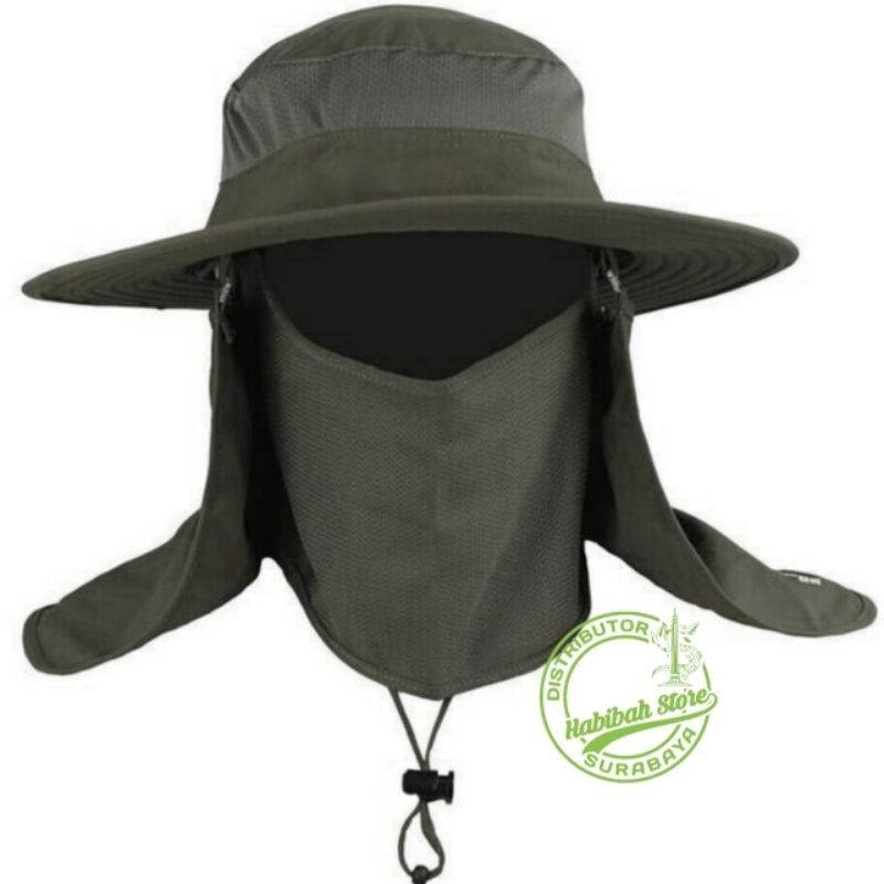Topi Gunung dengan Sarung Wajah