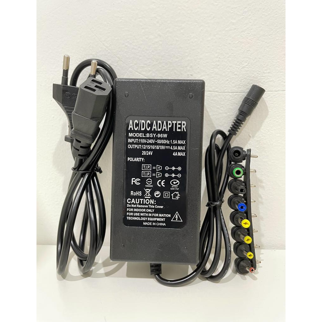 Adaptor Laptop Universal DC 12V-24V 4.5A 96W / Notebook Power Adaptor